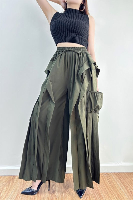 Ruffle & Ready Cargo Pants