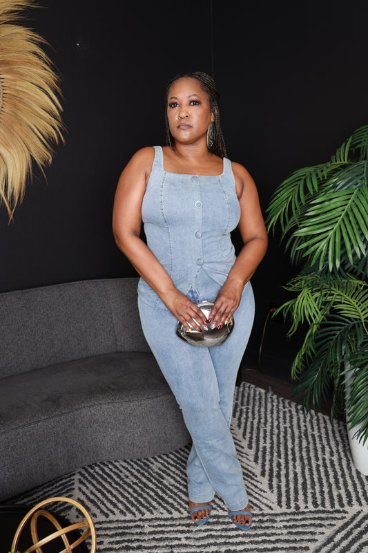 Blue Crush Denim Set