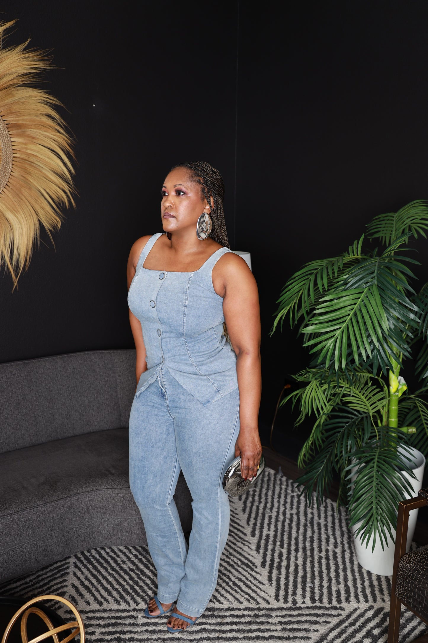 Blue Crush Denim Set