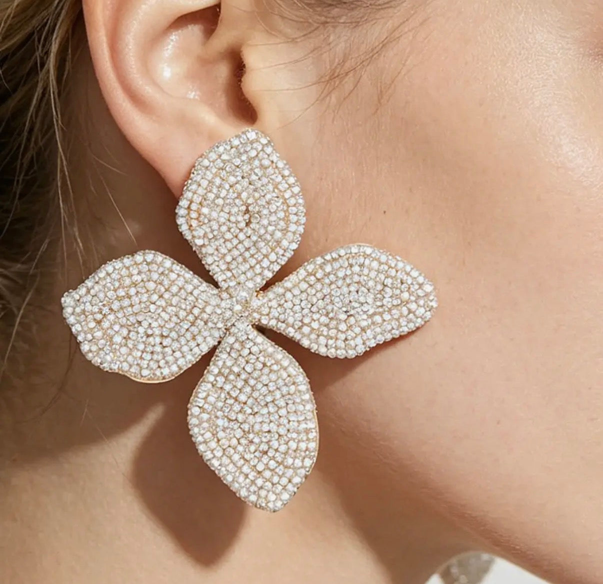 Floral Beaded Earring