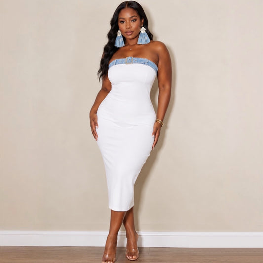 Denim Tease Bodycon